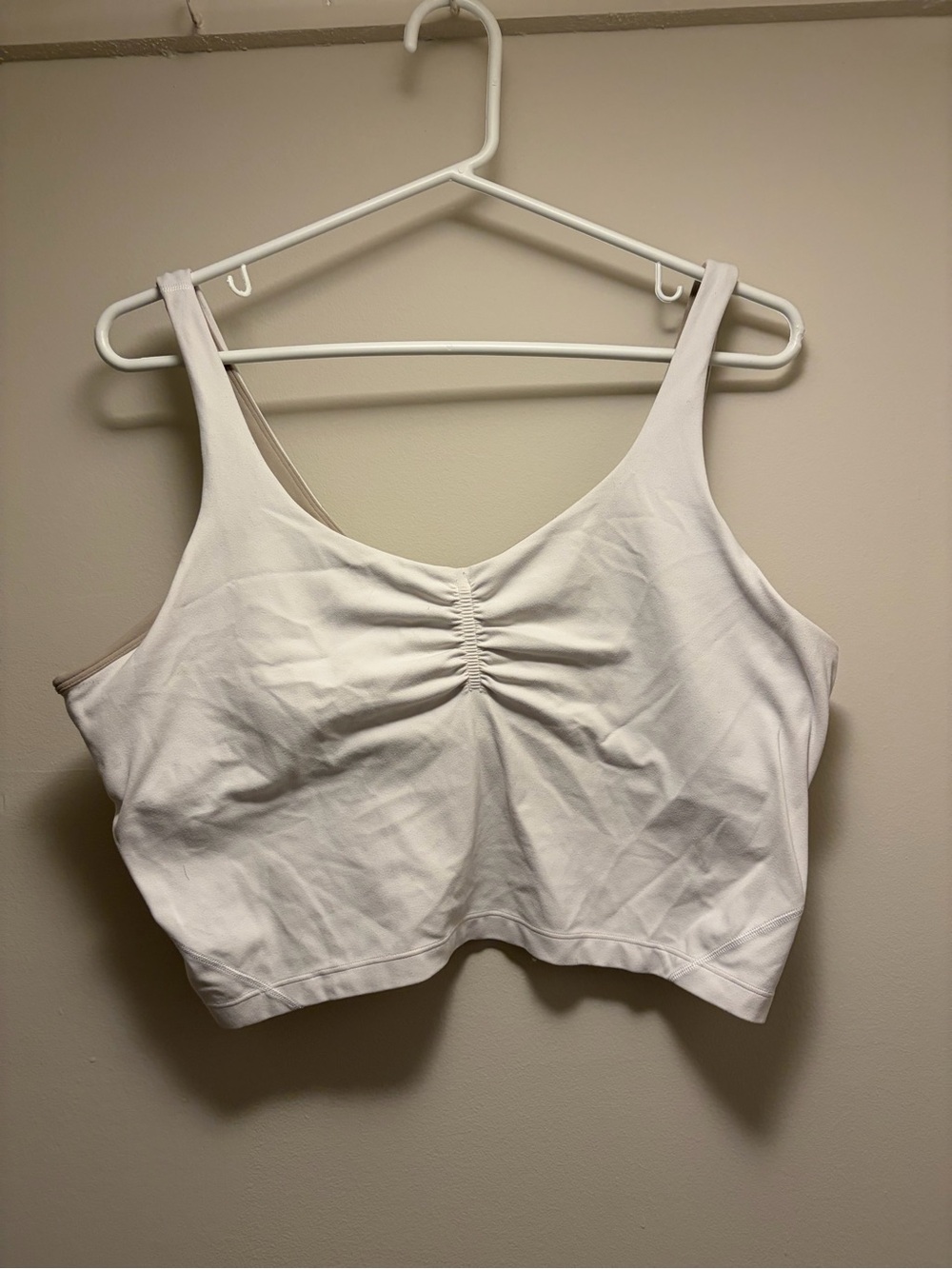 Lululemon Align ruched front Crop Tank Top